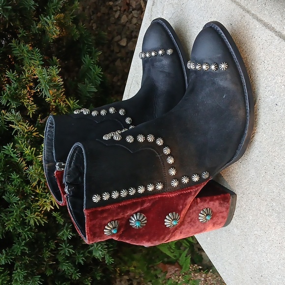 Double D by Old Gringo Tahoma Black Wine Sz 9 - Picture 1 of 16